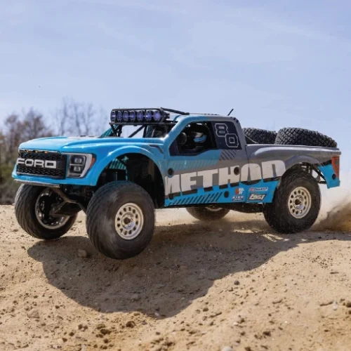 1/10 Baja Rey 2.0 Ford Raptor Method 3S 4X4 RTR Brushless, Blue, los03046