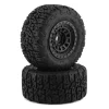 MTD1025 Terraform All-Terrain Belted 1/8th Monster Truck Tires on Array 17mm Hex Wheels (2pcs glued)