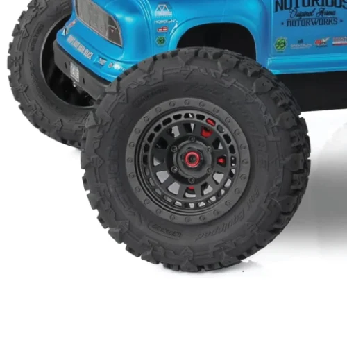 MTD1025 Terraform All-Terrain Belted 1/8th Monster Truck Tires on Array 17mm Hex Wheels (2pcs glued)