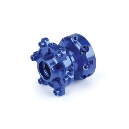 1/4 Pro-Spec Aluminum Front Hub Blue: Promoto-MX, #PRO283602