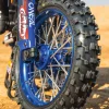 1/4 Pro-Spec Aluminum V2 Bead Front Wheel Blue/Blue (1): Promoto-MX ,#PRO283600T1