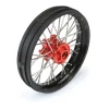 1/4 Pro-Spec Aluminum V2 Bead Front Wheel Black/Red (1): Promoto-MX ,PRO283600T2