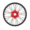 1/4 Pro-Spec Aluminum V2 Bead Rear Wheel Black/Red (1): Promoto-MXm #PRO283700T2