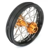 1/4 Pro-Spec Aluminum V2 Bead Rear Wheel Black/Gold (1): Promoto-MX, PRO283700T3