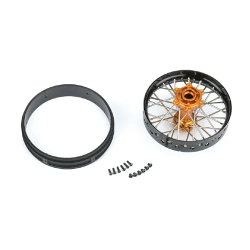 1/4 Pro-Spec Aluminum V2 Bead Rear Wheel Black/Gold (1): Promoto-MX, PRO283700T3