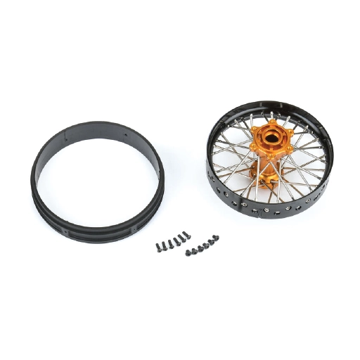 1/4 Pro-Spec Aluminum V2 Bead Rear Wheel Black/Gold (1): Promoto-MX, PRO283700T3