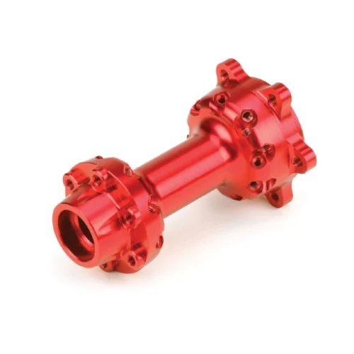 1/4 Pro-Spec Aluminum Rear Hub Red: Promoto-MX, #pro283703