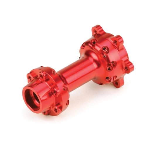 1/4 Pro-Spec Aluminum Rear Hub Red: Promoto-MX, #pro283703